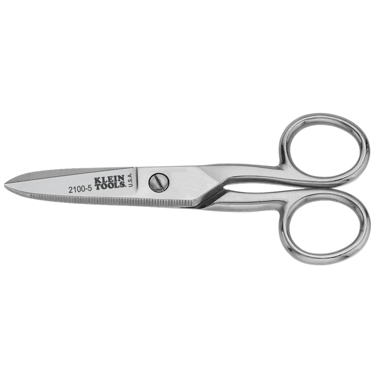 Klein Tools 5-1/4" Electricians Scissors