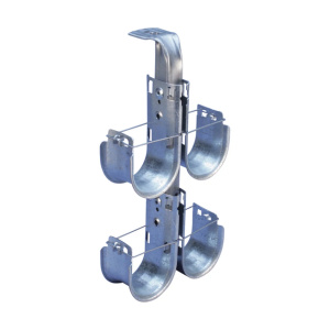 nVent CADDY J-Hook  4" Tree with Angled Ceiling Bracket Double Sided | 3 Tier