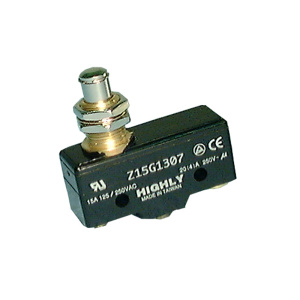 Philmore 125v SPDT15a Heavy Duty Pin Plunger Momentary Snap-Action Switch