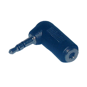 Philmore 3.5mm Stereo Male to 3.5mm Stereo Female Right Angle Adapter