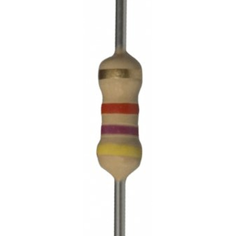 Philmore 1/4 Watt 4.7k Ohm Resistor | 50 Pack