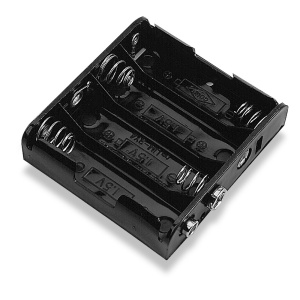 Philmore 4x AA Battery Holder with 9v Snap Connection