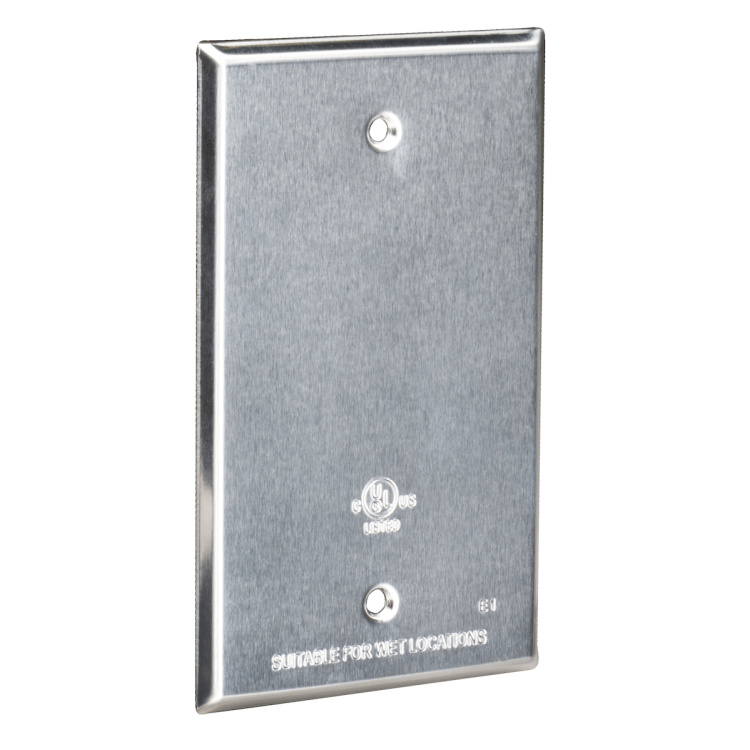 Topaz Blank Single Gang Weatherproof Electrical Box Cover