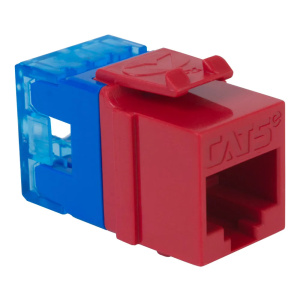 ICC Cat5e HD Style Keystone Jack | Red