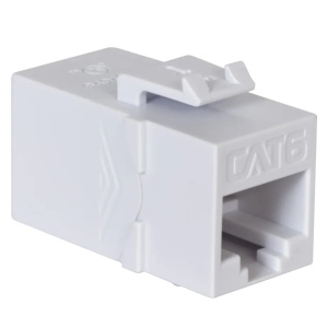 ICC Cat6 Keystone Inline Coupler | White