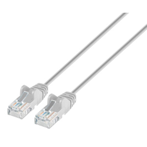Intellinet 100' Cat6 Patch Cable Grey with Boots