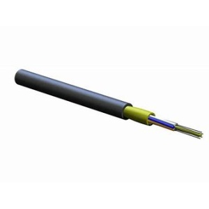 The Light Connection 6 Fiber 62.5 Indoor/Outdoor OFNP Tight Buffer Cable | Black Jacket