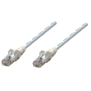 Intellinet 5' Cat5e Patch Cable White with Boots