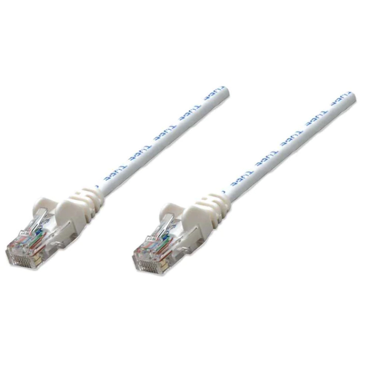 Intellinet 25' Cat5e Patch Cable White with Boots