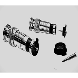 BKFT LLC Universal Compression BNB Plug RG58 Plenum  - RG6 Quad (10 Of 10)