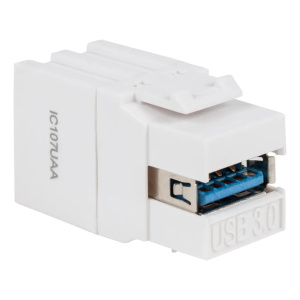 ICC USB 3.0 HD Style Keystone Coupler | White
