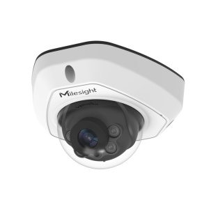 Milesight 5mp AI Vandal-Proof Mini Dome Network Camera | Closeout