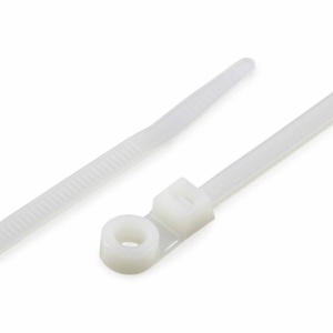 Advanced Cable Ties 12" 50 Lb Natural Cable Ties With Mounting Hole Natural | 100 Pack