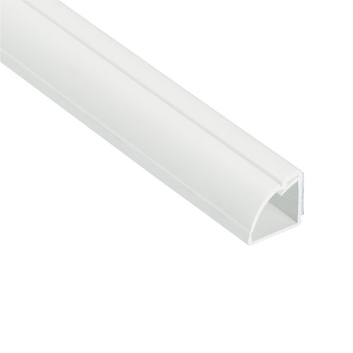 D-line 7/8" Quarter-round Self Adhesive Pvc Raceway 6.5' | White