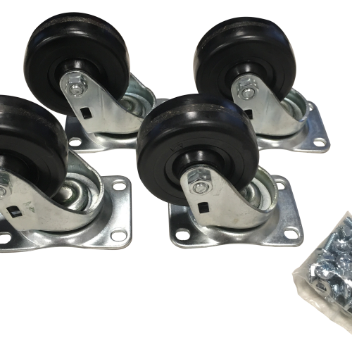 Hammond Medium-duty Floor Casters (No Lock) | 4 Pack