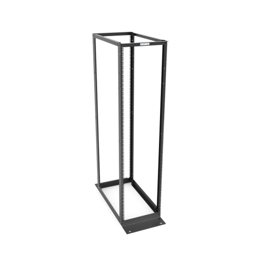 Great Lakes 4 Post 45u Fixed Rack 20"w X 36"d Cage Nut Uprights