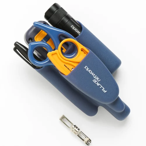 Fluke Networks Pro-tool Kit Is60, D914s Impact Tool, D-snips, Cable Stripper, 66/110 Blade, Sharpie & Led Flashlight
