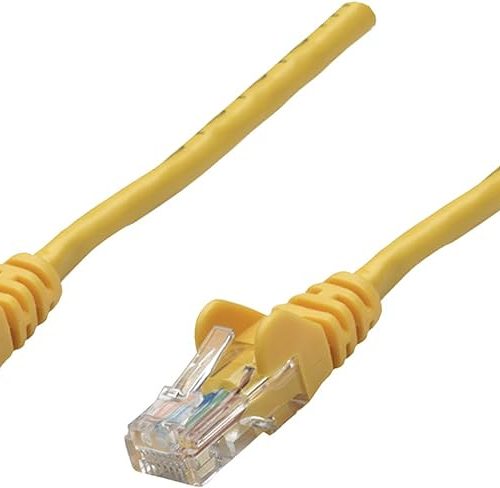 5' Cat5e Patch Cable Wth Boots | Yellow