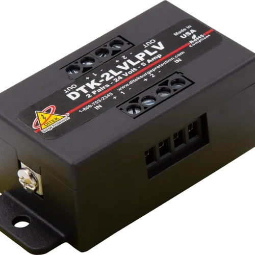 Ditek Lvlp Series 2-pair Low Voltage Data And Signaling Loop Surge Protector | 24v