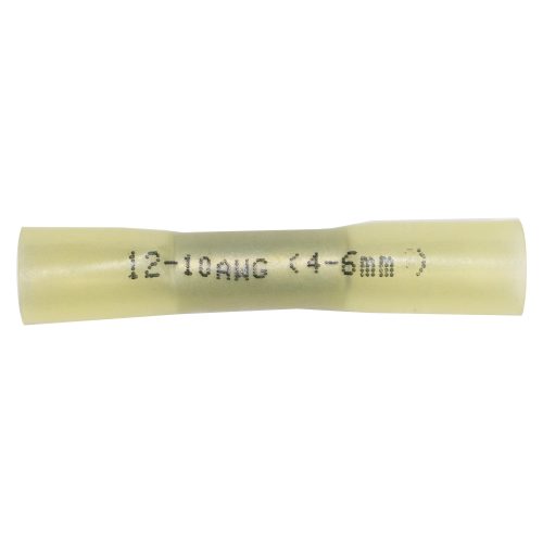 Greenlite 12-10awg Heat Shrink Butt Connectors Yellow | 100 Pack