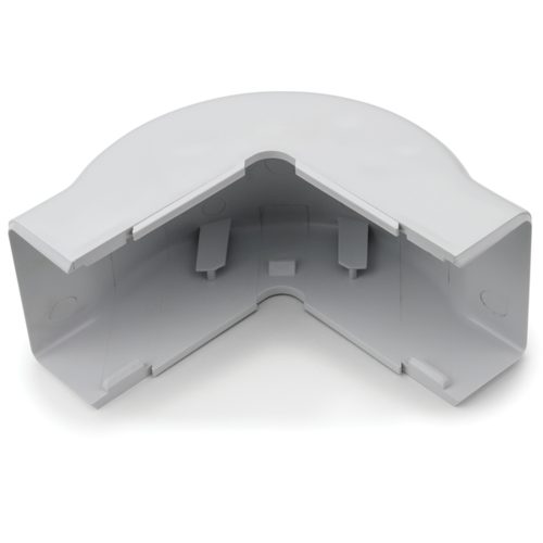 Hellermanntyton 1-3/4" External Corner Cover 1-inch Bend Radius Pvc | Ivory