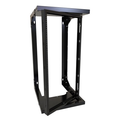 Hammond 20U HWMR Series Adjustable Center-Wwing Wall Mount Rack | 18-24" Depth