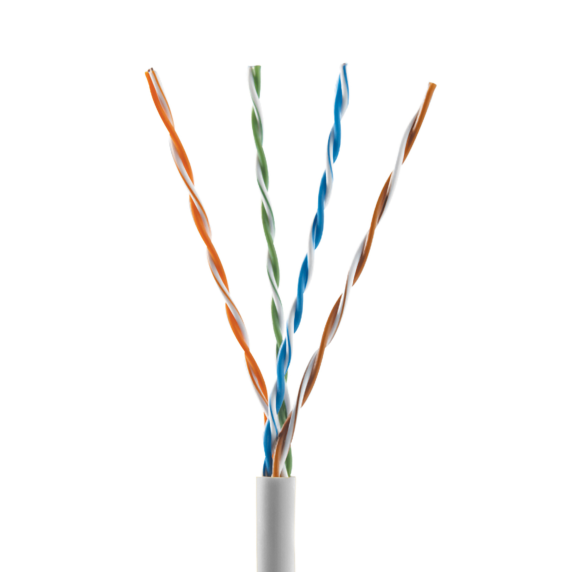 Purenet 24-4pr Cat5e Sol N/s Cmr | White
