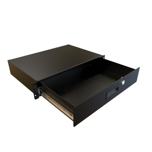 Hammond 2u Locking Storage Drawer | 12" Depth