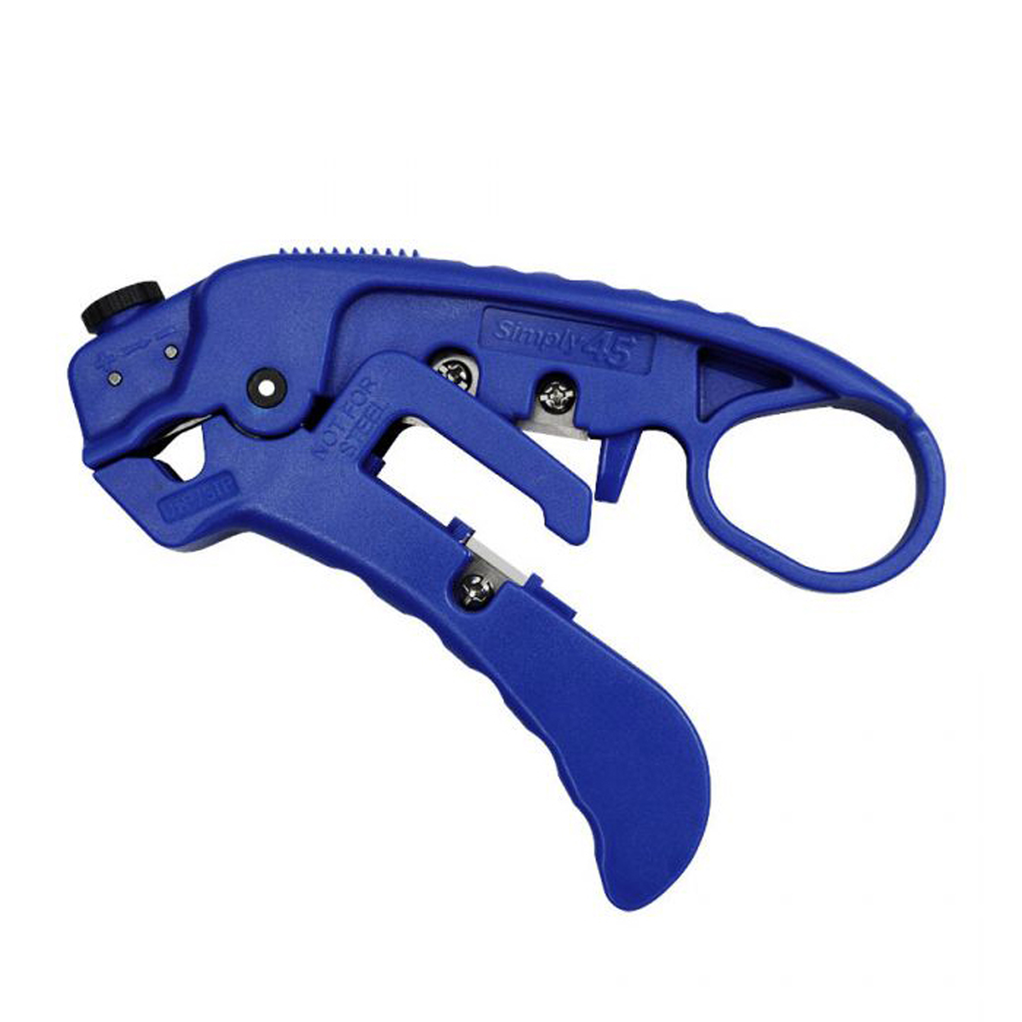 Simply45 Adjustable Cat7a/6a/6/5e Utp/stp Stripper | Blue