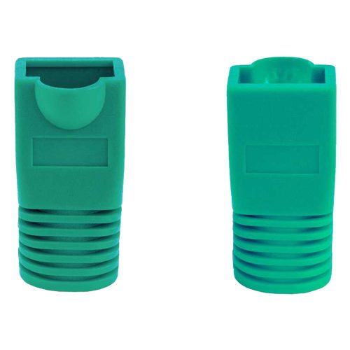 Vertical Cable Rj45 Slip-on Boot Cat6/6a Green | 50 Pack