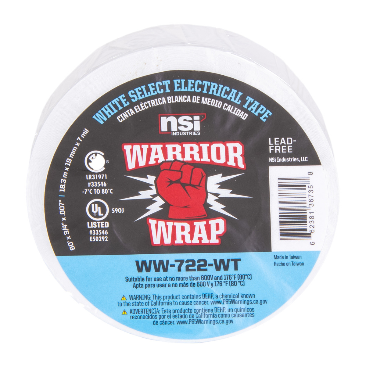 Warrior Wrap Electrical Tape | White