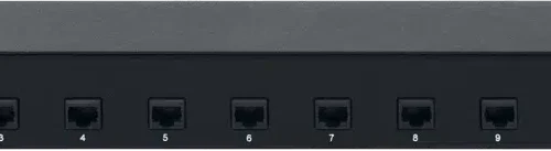 Ditek 12-channel 1u Rackmount Network Surge Protector | 60v
