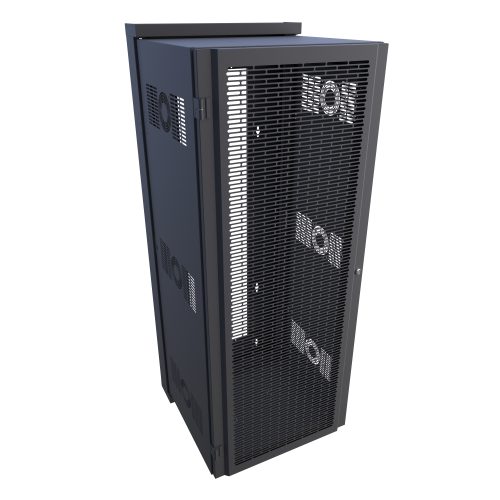 Hammond 32u Hwm Series Swing-out Seismic Wallmount Cabinet | 25" Depth