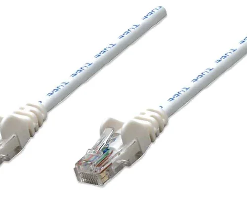 5' Cat5e Patch Cable With Boots | White