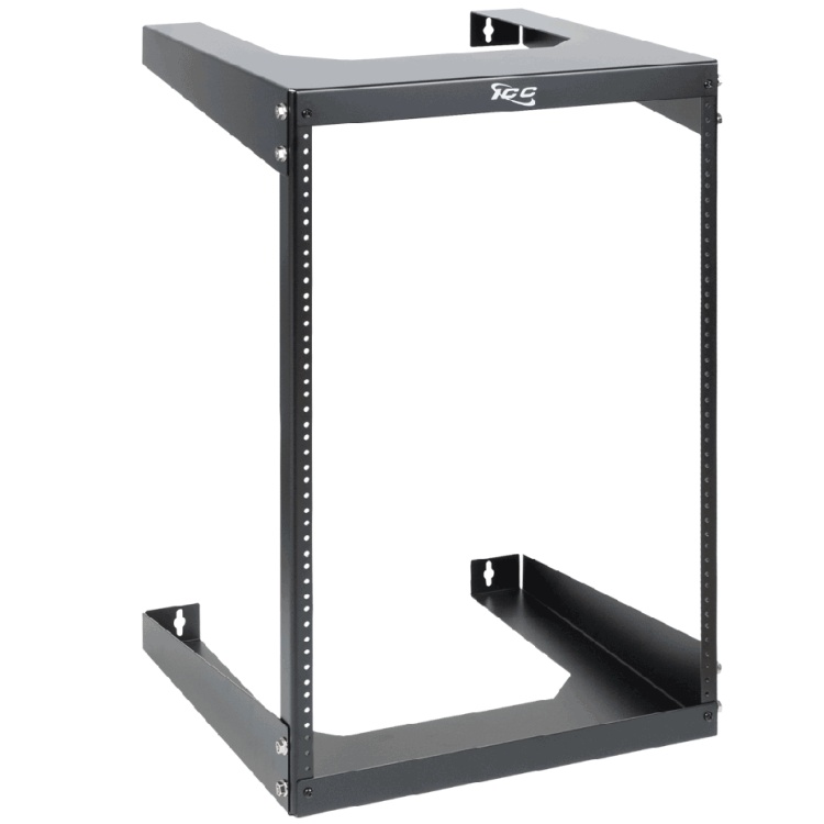 Professional Network Rac ICC 15U Open Frame Wall Mounted Network Rack | 18″ Depth – Cable ...